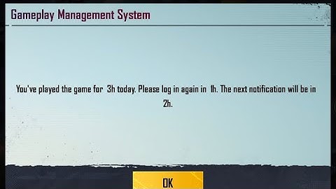 How to Fix Age Restriction issue on Pubg Mobile Health Settings