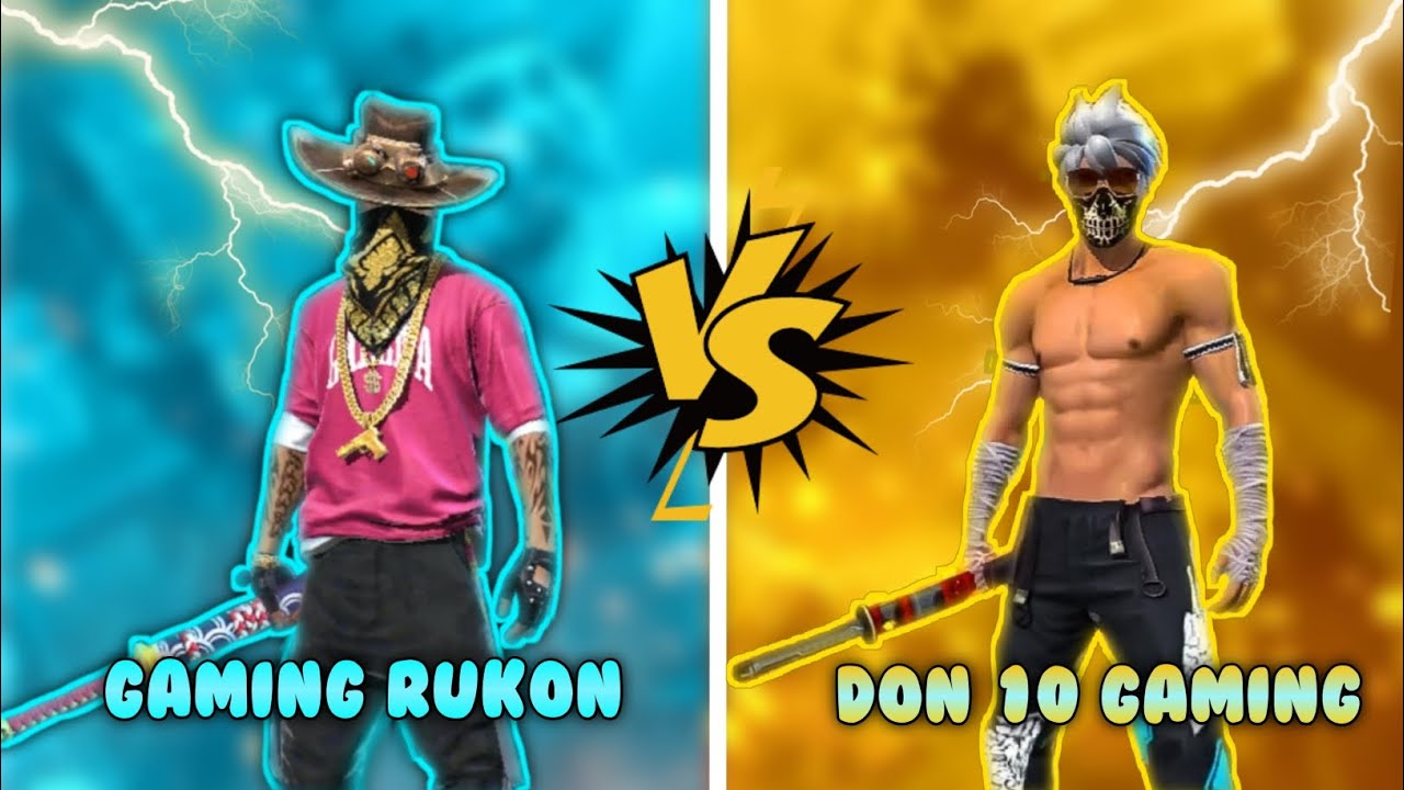 Rukon R Gaming Rukon Vs Don 10 Gaming | Cleanest Fight Ever🍷 1vs1 Series #01 ...