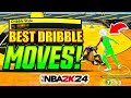 BEST DRIBBLE MOVES in NBA 2K24 - FASTEST DRIBBLE MOVES FOR EACH BUILD - BEST MOVES TO BREAK ANKLES!