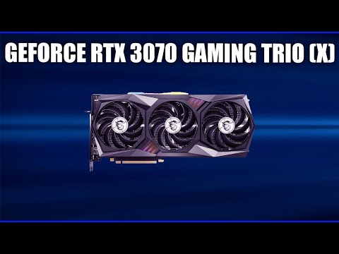 Видеокарта MSI GeForce RTX 3070 GAMING TRIO (X)