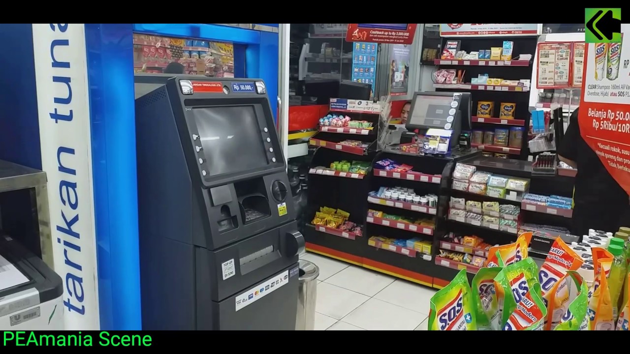 ATM BCA di Alfamart Gedung Hijau Pondok Indah 063H - YouTube