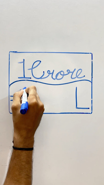 1 crore = ? Lakhs #knowledge #education #mathsbyjigs #information #study #crore #lakhs #number