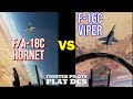 Fighter Pilots Play DCS: F-16 vs F/A-18 Dogfight