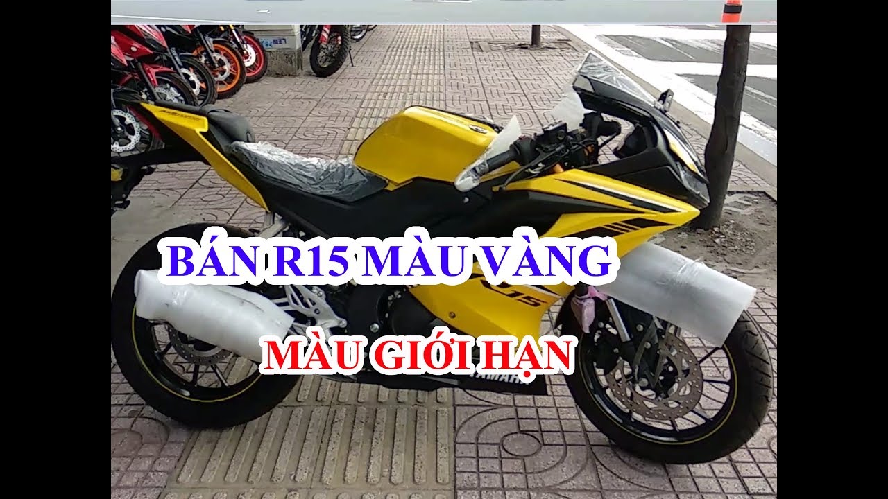 BÁN YAMAHA R15 V3 2019 MÀU VÀNG HIẾM XE NHẬP KHẨU THƯỞNG MOTOR - YouTube