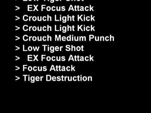 SFIV - Sagat Hard Trial Combo Level 7