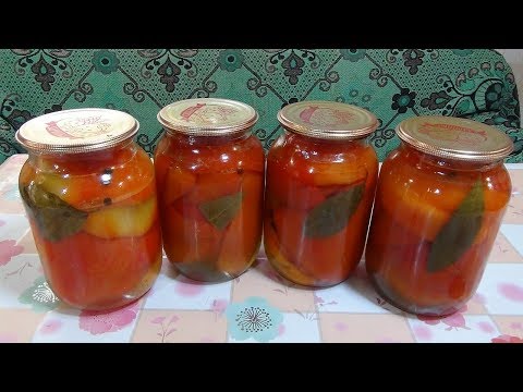 Video: Paprika V Medovej Plnke Na Zimu