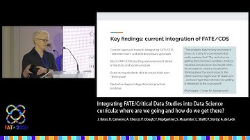 Integrating FATE/Critical Data Studies into Data Science curricula: where are we going and how...