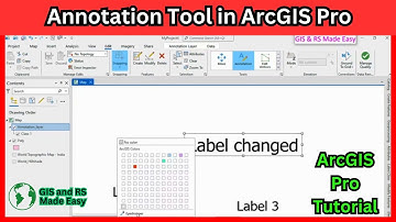 How to Use the Annotation Tool in ArcGIS Pro || Beginner