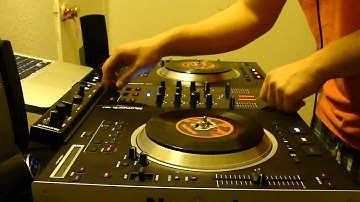 DJ TK with Numark ns7 first time remix Part 1