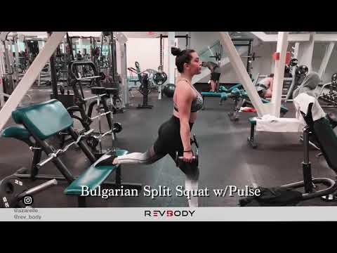 Bulgarian Split Squat with Pulse