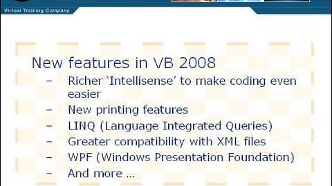 01 02   Versions of Visual Basic