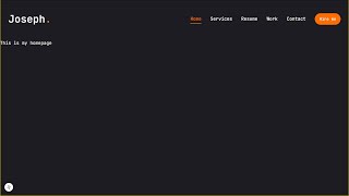 Build a Portfolio Website with Nextjs, React and Tailwindcss - Header Section