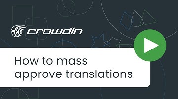 How to mass approve translations in single file