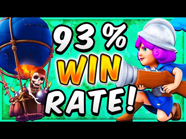 NEW EASIEST BALLOON DECK in CLASH ROYALE! ✓ 