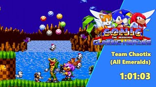 Sonic Classic Heroes - Team Chaotix: All Emeralds - 1:01:03 (w/ commentary) screenshot 2
