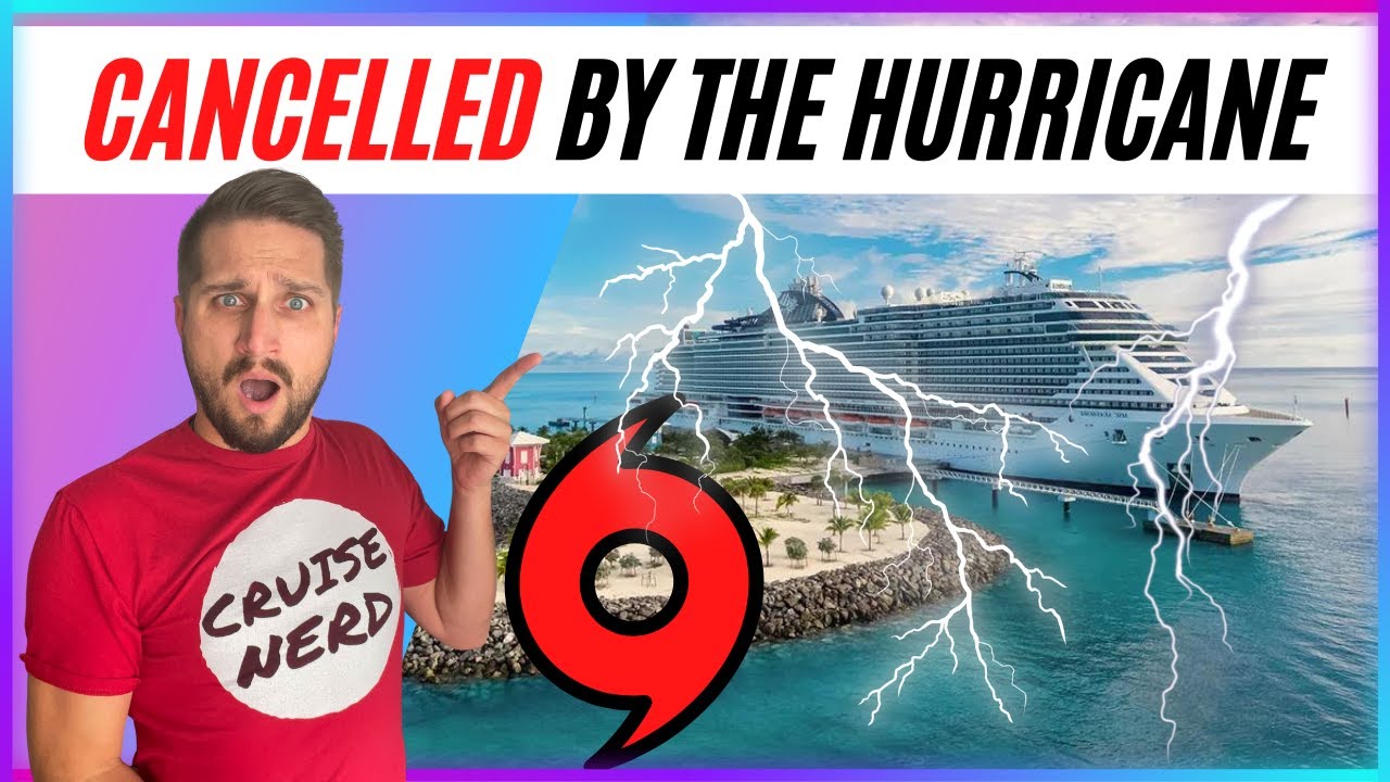 A HURRICANE CANCELLED My Cruise Ports! Ships STRUGGLE to find port in