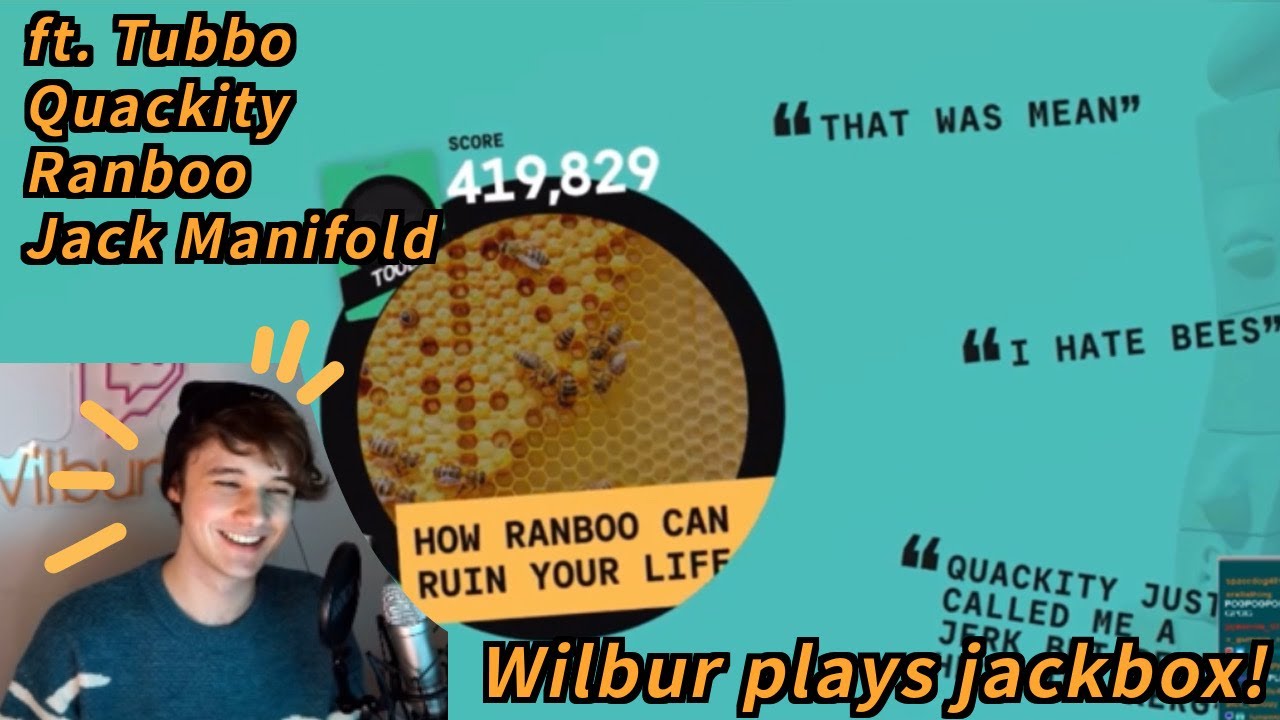 Уилбур Сут играет в джекбокс с Ранбу, Таббо, Квакити и Джеком Мэнифолдом!