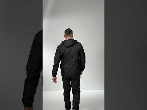 Спортивний костюм вітрівка штани футболка Nike чоловічий комплект плащівка весняний осінній найк сірий, видео 1