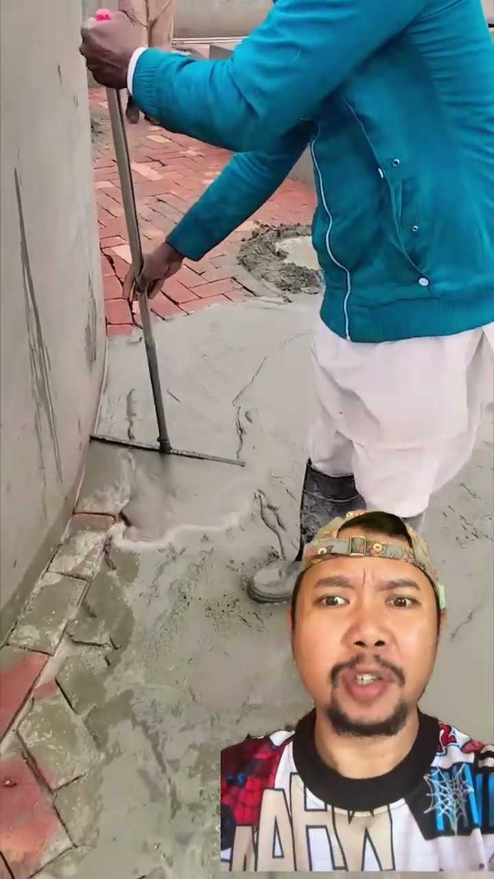 BENERIN JALAN!!!? #satisfying #cement #shorts