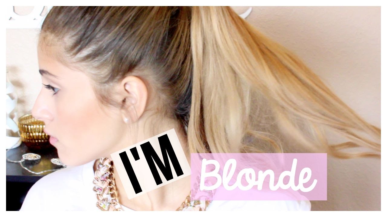 My Hair Bleaching Horror Story YouTube