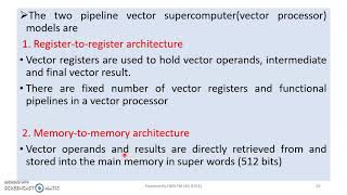 CSA - MODULE1 - TOPIC 6 - SUPERCOMPUTERS