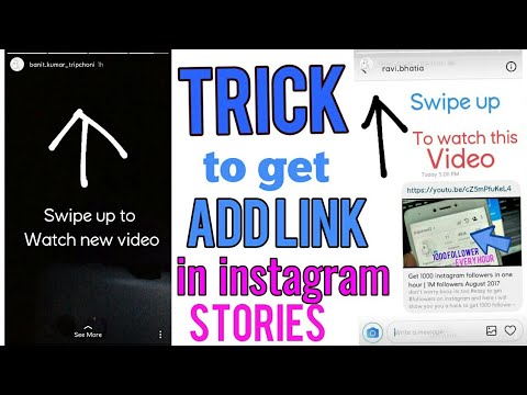 Trick To Get Add Link Feature In Instagram Stories Without Getting Verified Swipe Up Feature Youtube