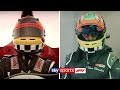 Driving Lewis Hamilton’s Mercedes and Niki Lauda’s Ferrari 🏎️💨| At Home With Sky F1 | Karun Chandhok