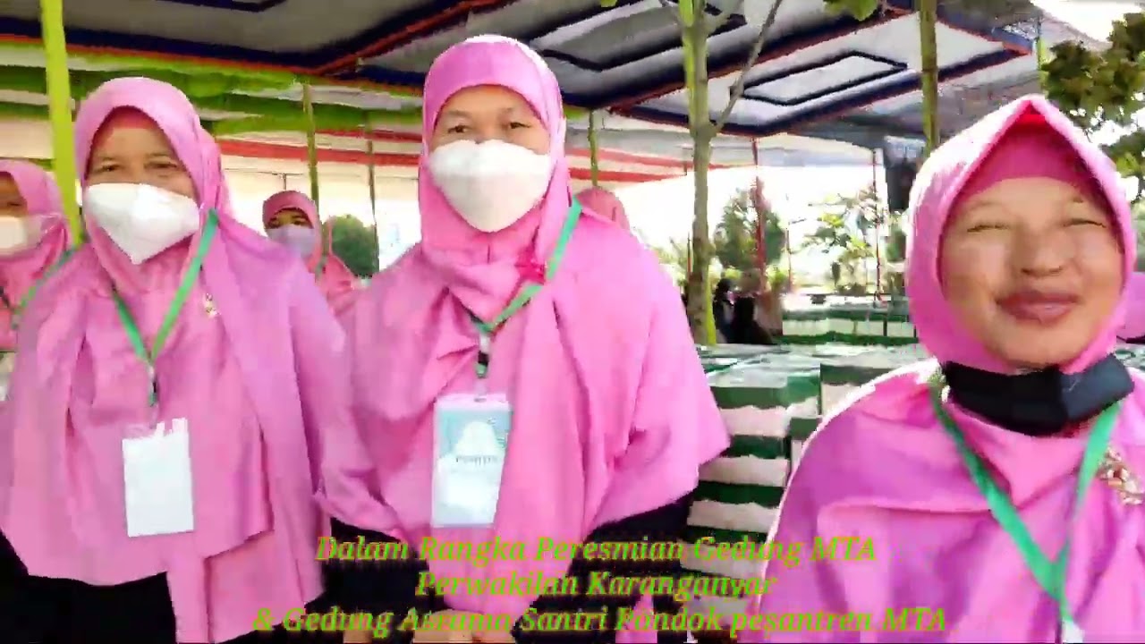 Peresmian Gedung MTA Perwakilan Karanganyar & Gedung Asrama Santri Ponpes MTA#1