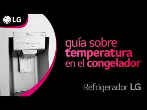[Refrigeradoras LG] Guía sobre temperatura en el congelador