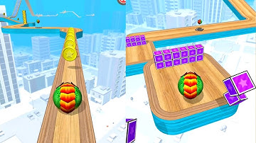 Going Balls Gameplay🥎Android, iOS Gaming (Level 39) 🤖 Going Ball Mobile Game