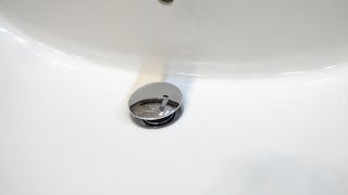 How to replace drain in washbasin or bidet. ENG SUB