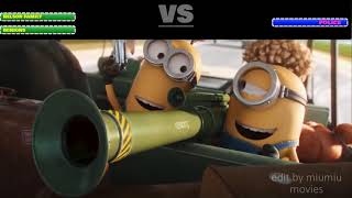 Minions 2015 Vs Police Chase With Healthbars