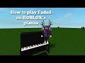 Virtual Piano Sheets Roblox Faded