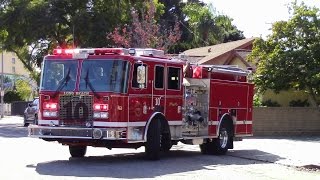 Long Beach Fire Dept. Old & New Engine 10 (& Rescue 10)