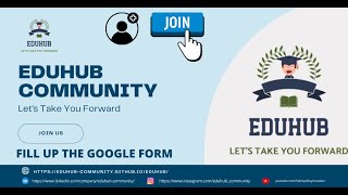Welcome to Eduhub Community || International Community | Why you should join Eduhub Community