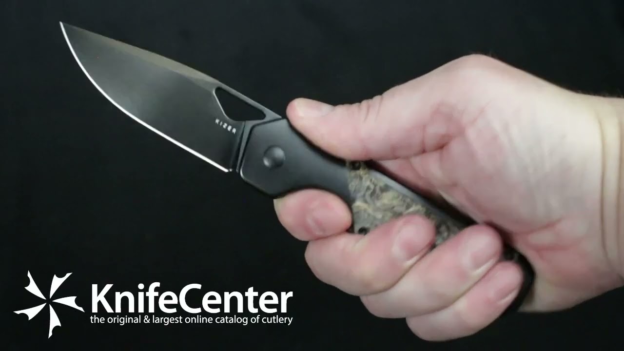 Kizer Cutlery Jonathan Styles Militaw Frame Lock Front Flipper Knife