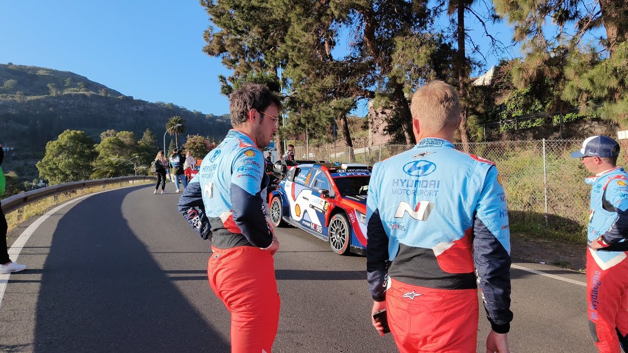 WRC-Drivers Chatting & Tyre Warm Up Zone | SHAKEDOWN | WRC Rally Islas Canarias 2025 | 4K