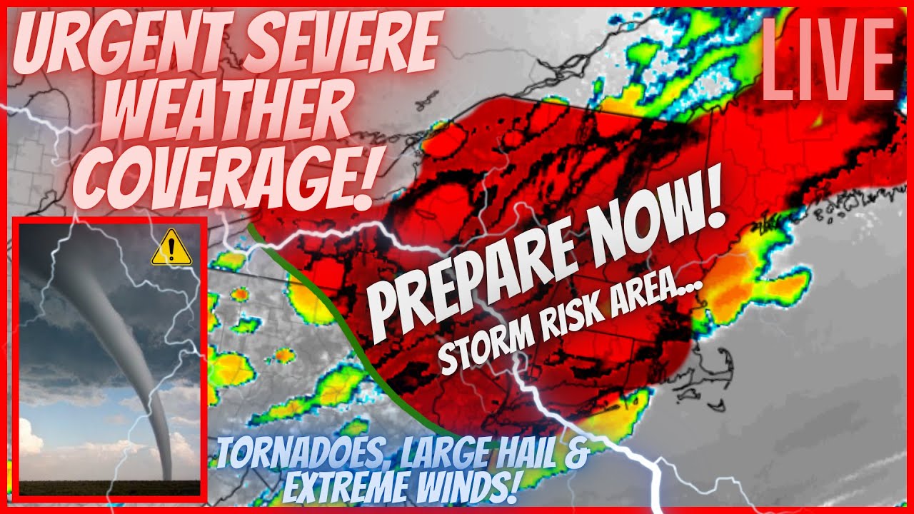🔴LIVE- Extreme Weather Coverage! Widespread Wind Damage, Tornadoes ...
