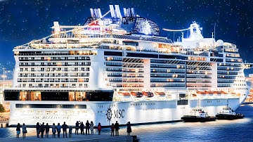 MSC Bellissima Cruise Ship Tour 4K | Largest Cruise Ship in Japan (Jeju Island to Tokyo)