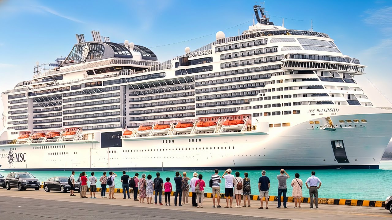 Экскурсия по круизному лайнеру MSC Bellissima в формате 4K | Самый большой круизный лайнер в Азии