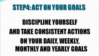 FIVE SIMPLE  STEPS TO MAKE YOUR DREAMS A REALITY
