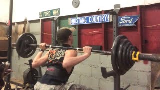 200 Lb/91 kg Squat For 7 Fast Reps! 12 Years Old (60 KG Bodyweight) Road to 225 lbs