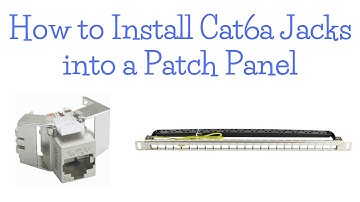 How to Install Cat6a Jacks into a Cat6a Patch Panel (Quick Guide)