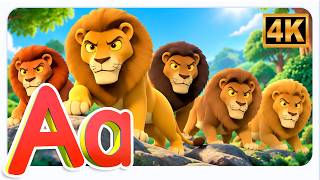 roar roar five big lions song kids counting song toddlers