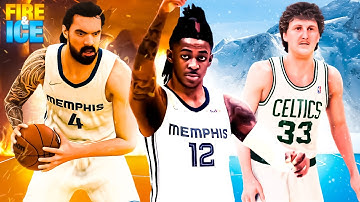 99 JA MORANT BUILD WINS the FIRE & ICE EVENT in 2K22 (Ft. Steven Adams & Larry Bird)