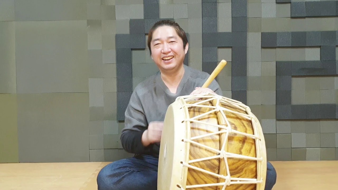 사물놀이 북 배우기 : 자진가락에서 강약 치는 법/ korean traditional instrument-buk