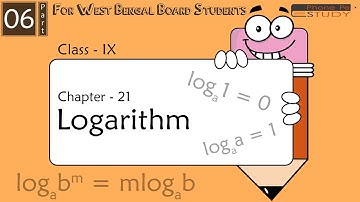 Logarithm WBBSE  | Class - 9 | Ch - 21 | Part - 6 | Hindi/English
