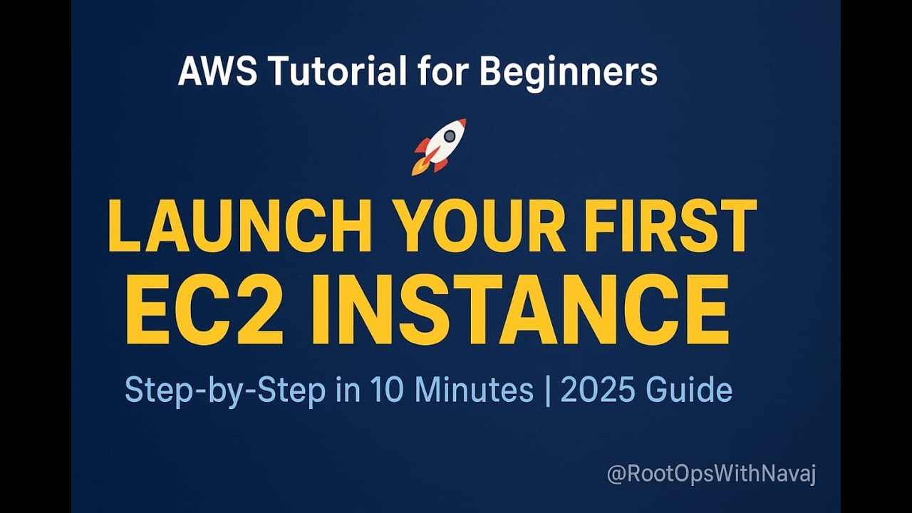 Launch Your First AWS EC2 Instance — Step-by-Step For Beginners | EC2 ...