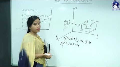 Computer Graphics | 3D Transformation