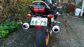 cb400sf 2本出しマフラー